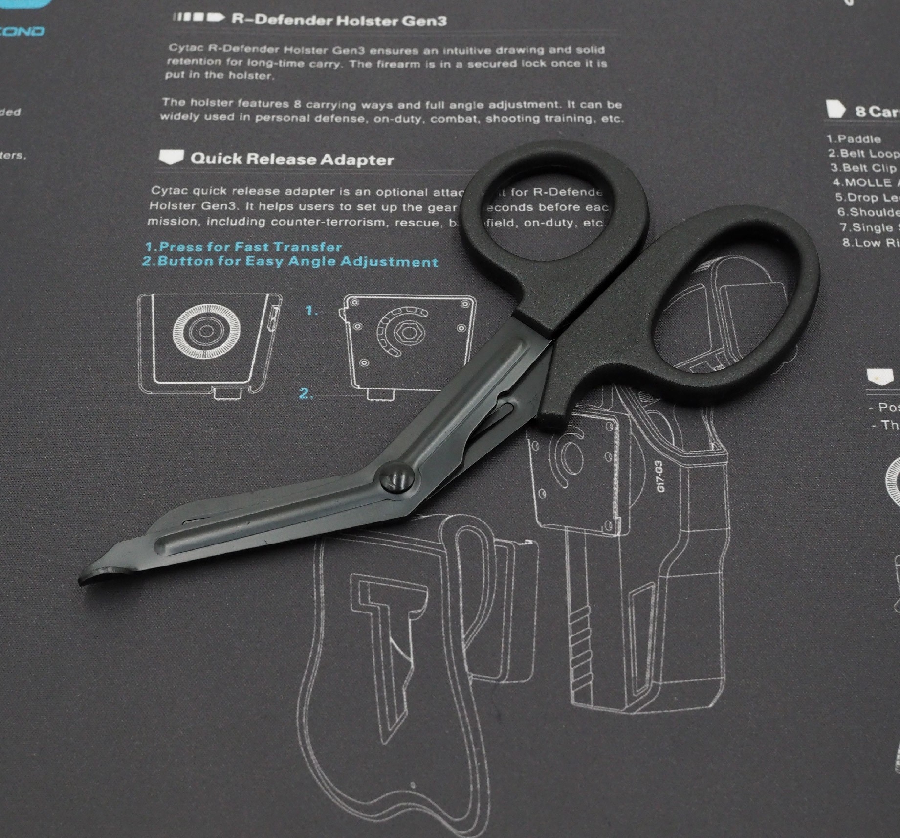 🇹🇭 1144 ไทยแลนด์ แทคติคอล กรรไกร First AID WOSPORT