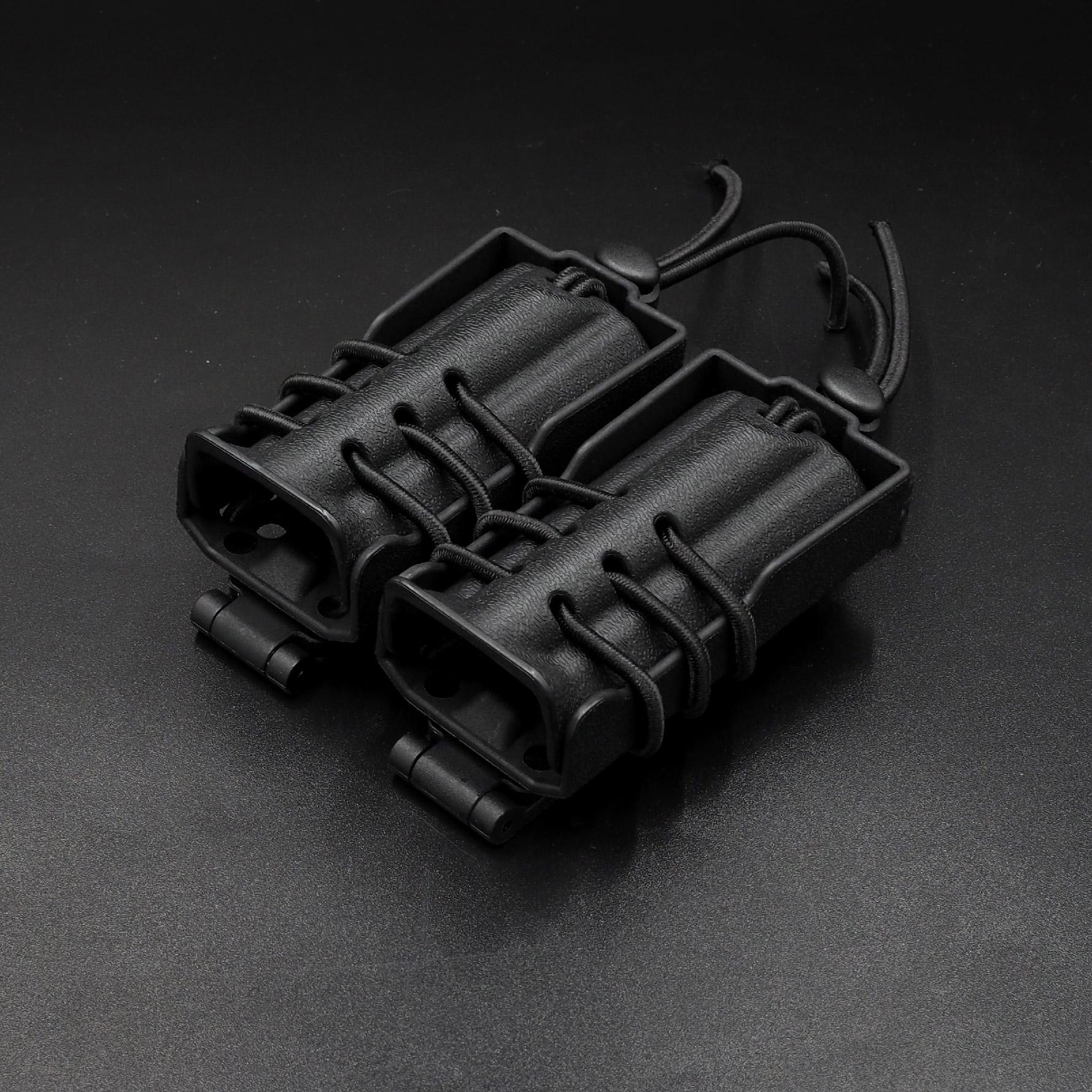 🇹🇭 1136 ไทยแลนด์ แทคติคอล ซองแม็กกาซีนคู่โพลิเมอร์ 9 mm. (Wosport) [ MG-66 ]