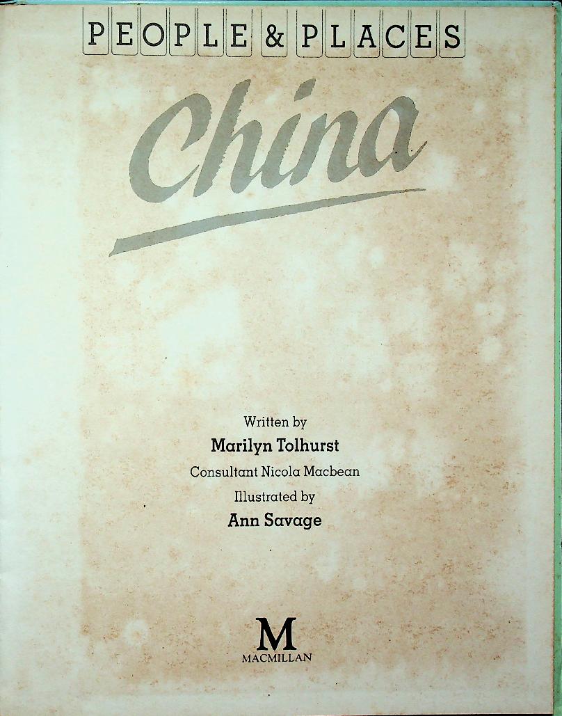 PEOPLE & PLACES China