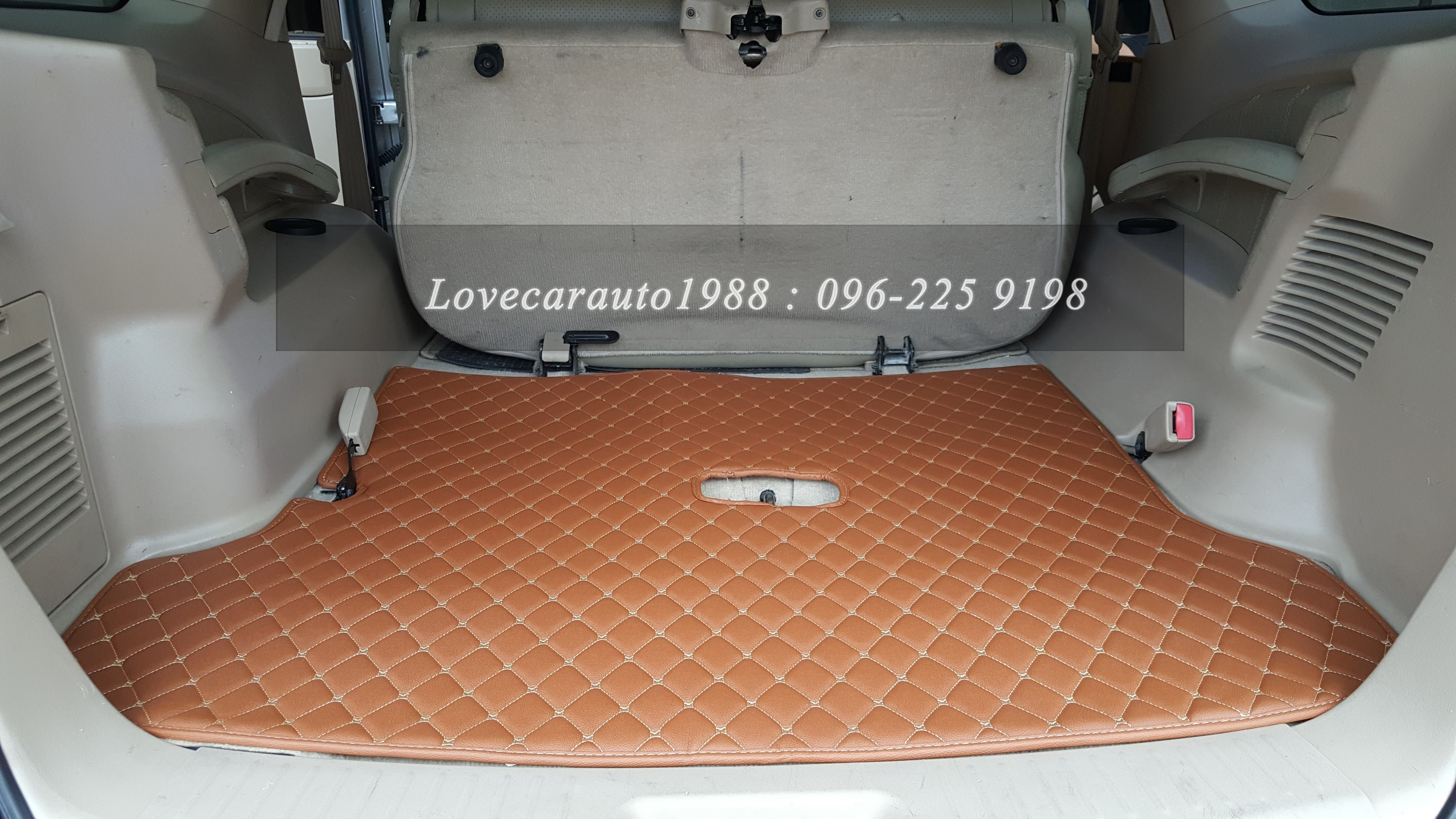 พรม6D Isuzu Mu7 สีน้ำตาล