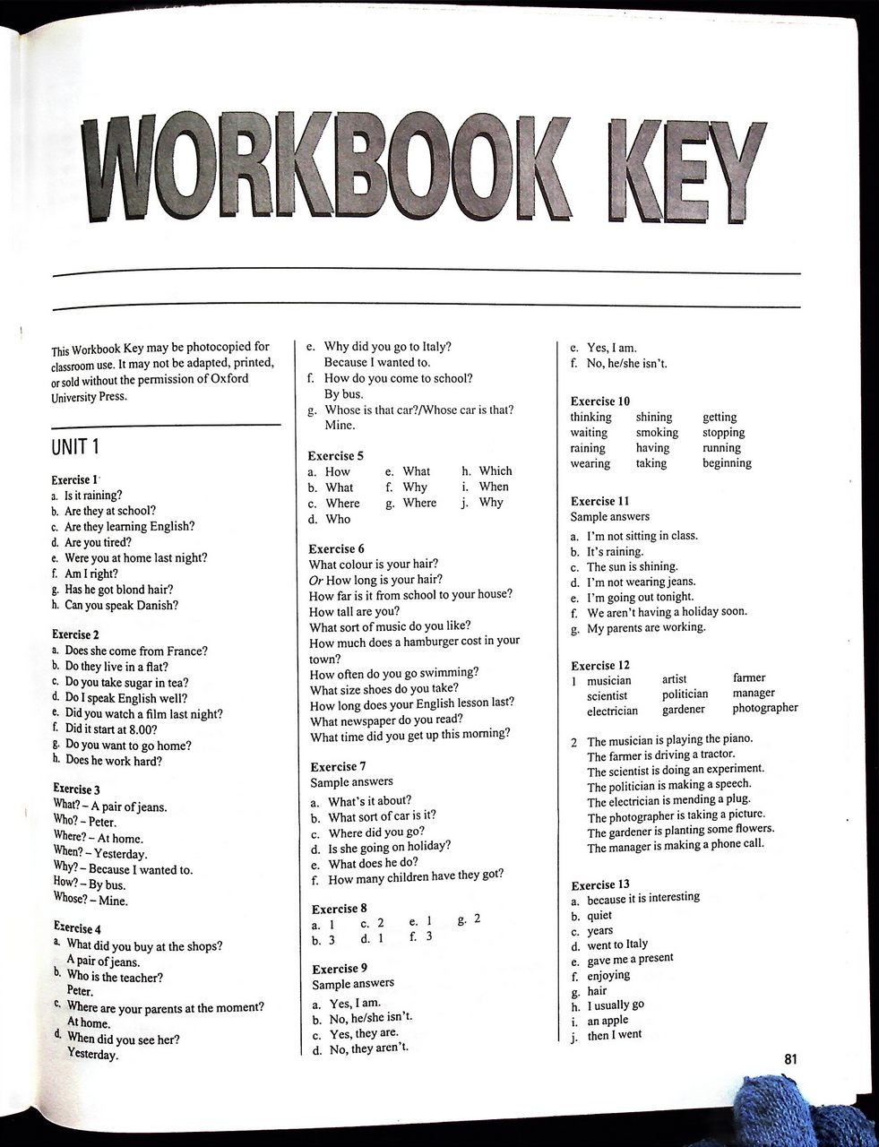 HEADWAY PRE-INTERMEDIATE WORKBOOK WITH KEY