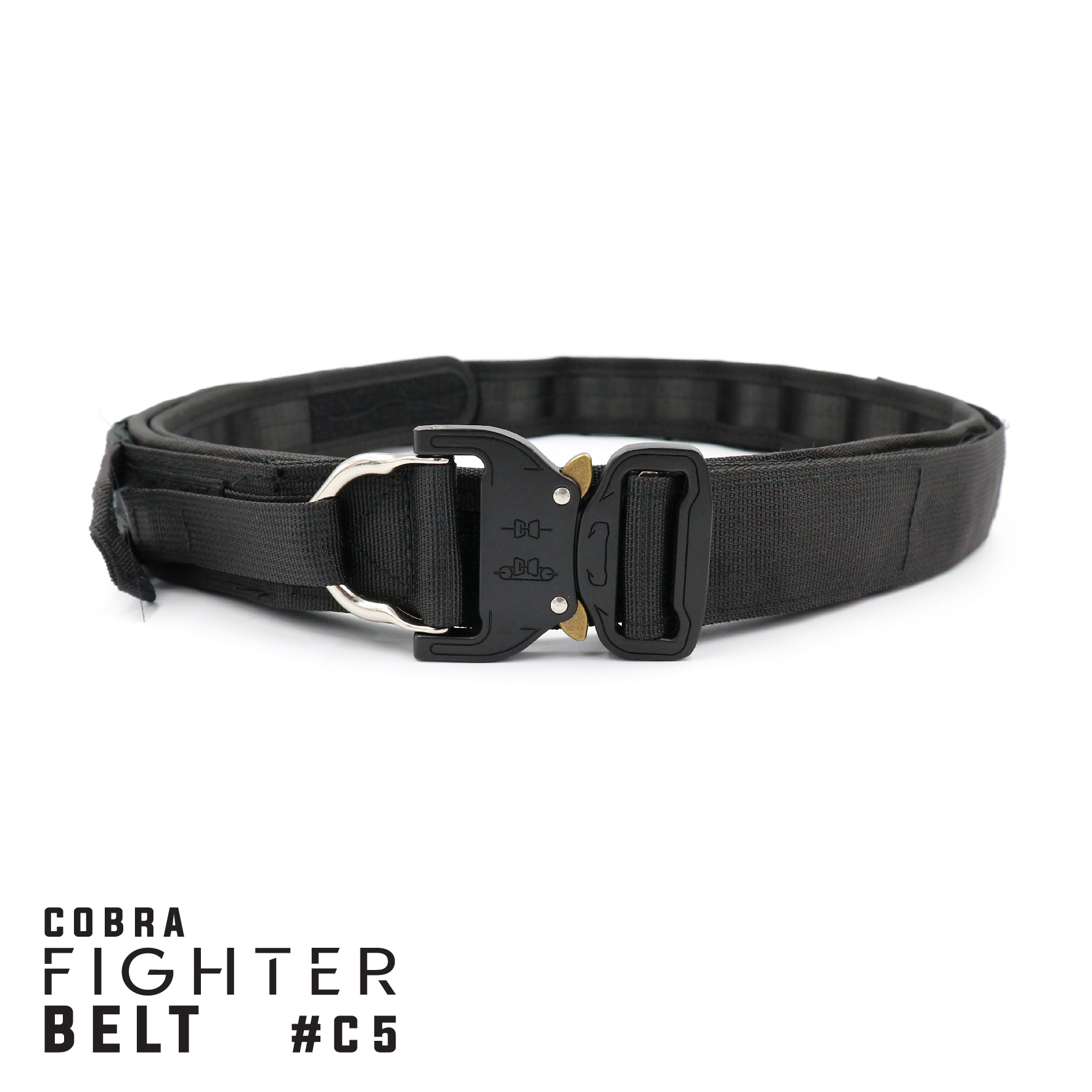 🇹🇭 475 ไทยแลนด์ แทคติคอล เข็มขัดหัว Cobra Fighter Belt C5 สายแบบ 2 ชั้น แข็งแรง (Double Layers Belt)