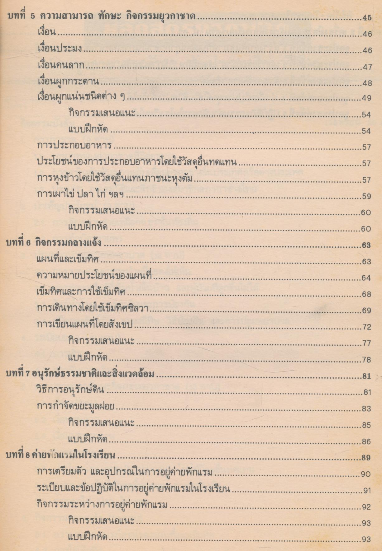 กิจกรรม ยุวกาชาด ระดับ 2 ชั้นประถมศึกษาปีที่ 6