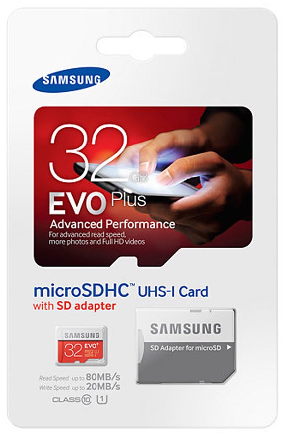 32 GB MICRO SD CARD EVO PLUS SAMSUNG CLASS 10