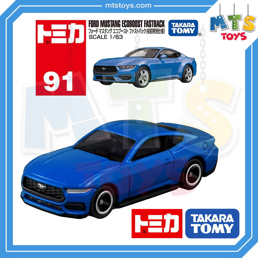 **MTS Toys**Takara Tomy : Tomica no.91 Ford Mustang Ecoboost Fastback [Blue]