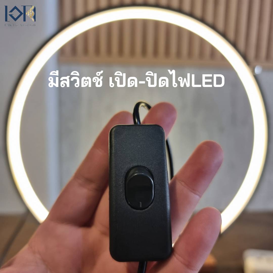 โคมไฟLED วงกลมเส้นผ่านศูนย์กลาง 40 ซม. ไว้สำหรับสำรองไฟLED น้ำพุ น้ำล้น ตกแต่งบ้าน