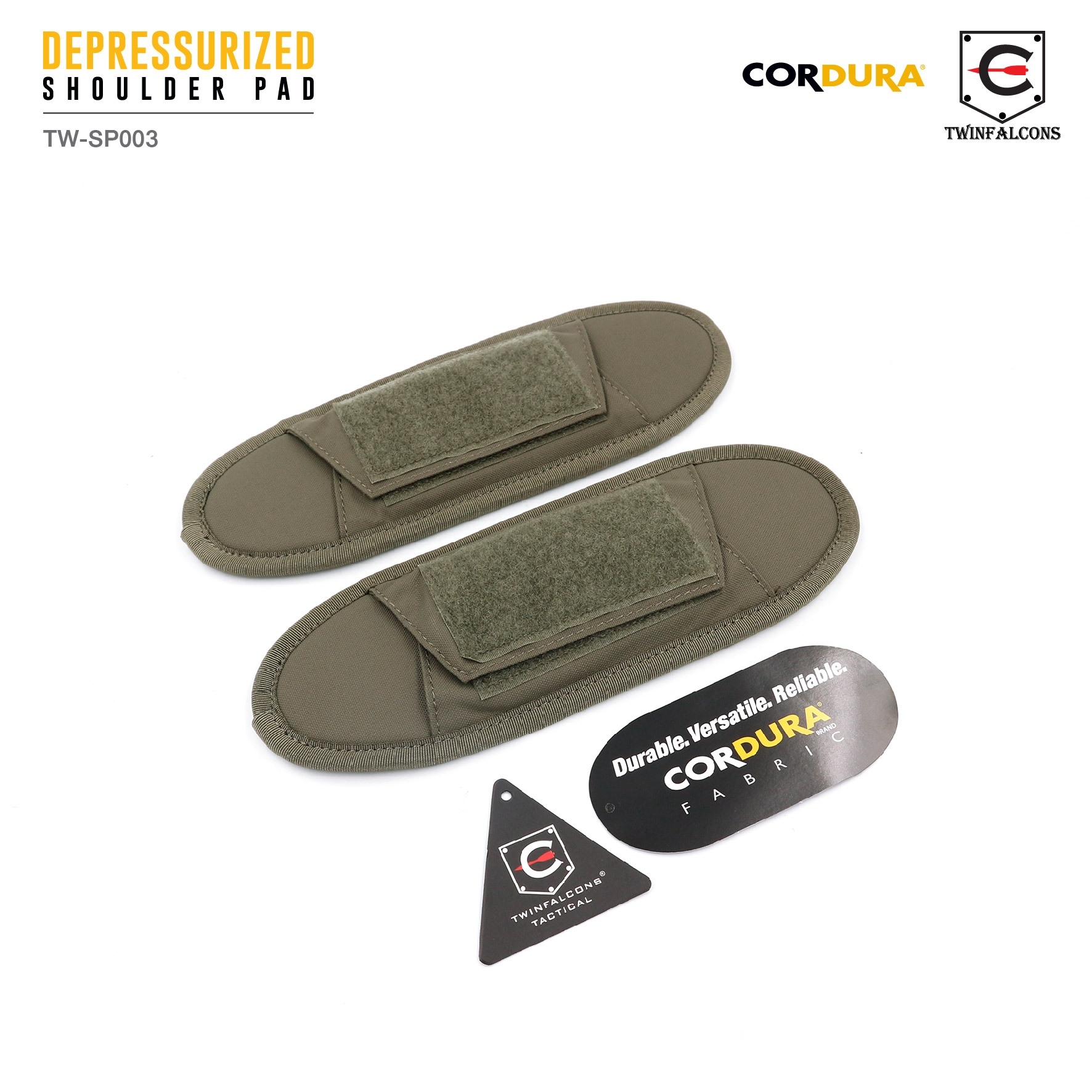 🇹🇭 1099 ไทยแลนด์ แทคติคอล รองบ่า Depressurized Shoulder Pads ( Twinfalcons ) [ TW-SP003 ]