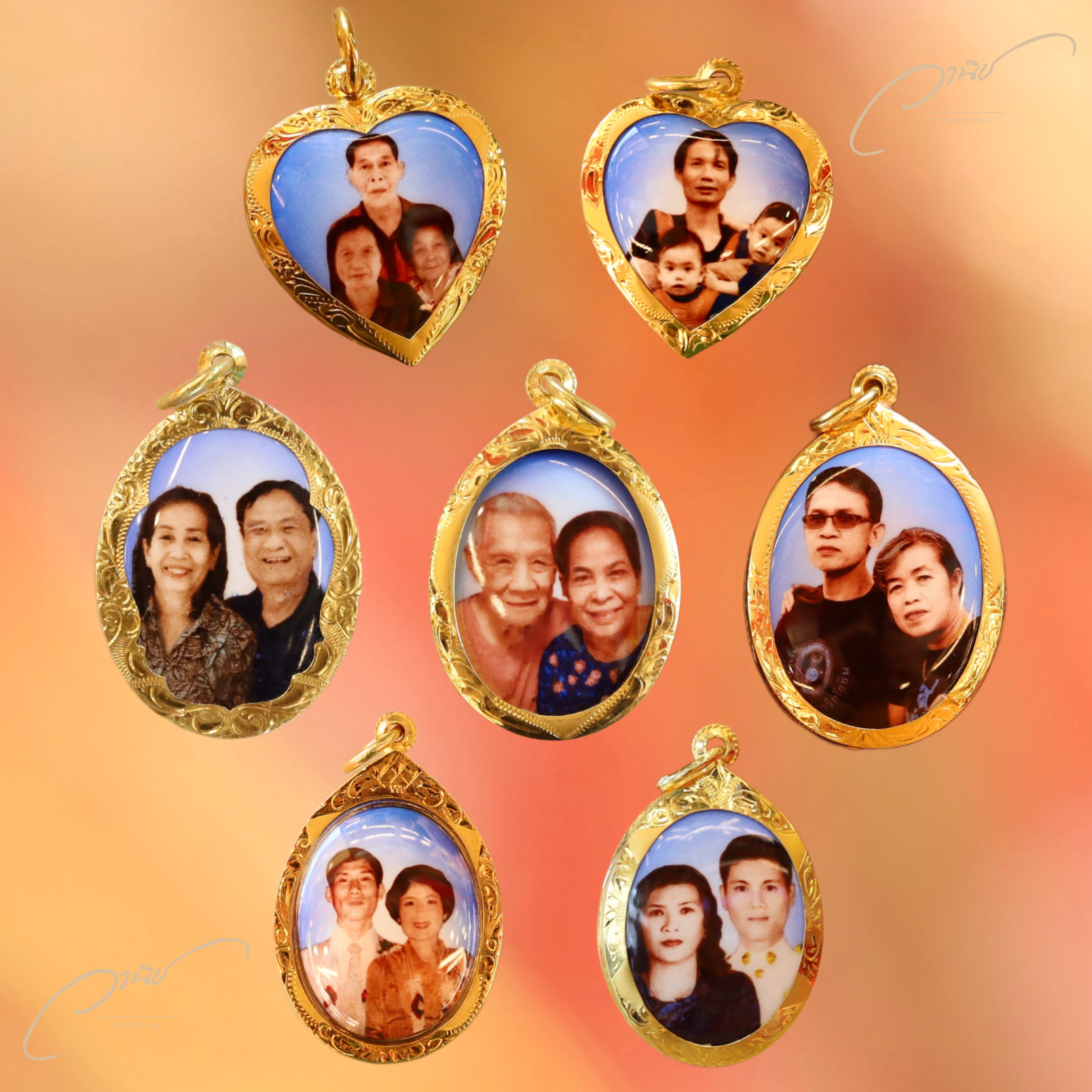 ล็อกเก็ตพื้นหลังสีฟ้า By WANICH LOCKET
