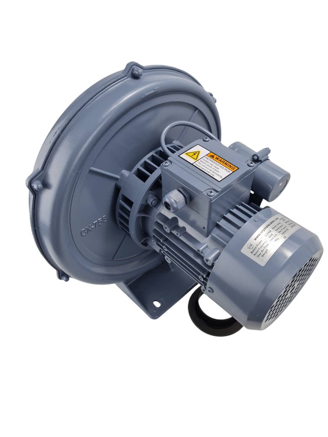 โบเวอร์ดูดและเป่าอากาศ Heat resistant centrifugal ขนาด 0.5 แรงม้า 220 V ทนความร้อน 200องศา