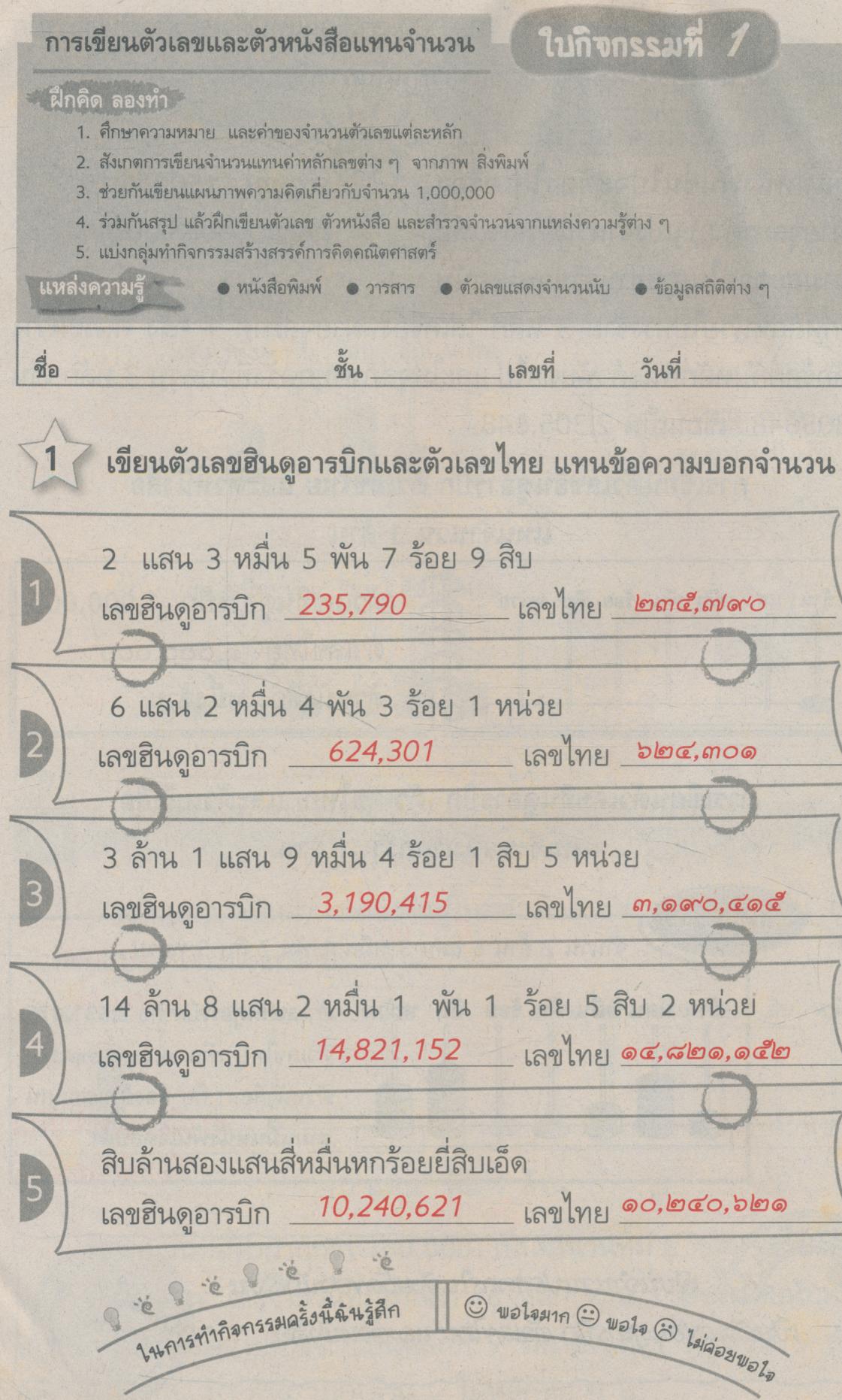 คู่มือครู-เฉลย สื่อการเรียนรู้ คณิตศาสตร์ สมบูรณ์แบบ ป.4