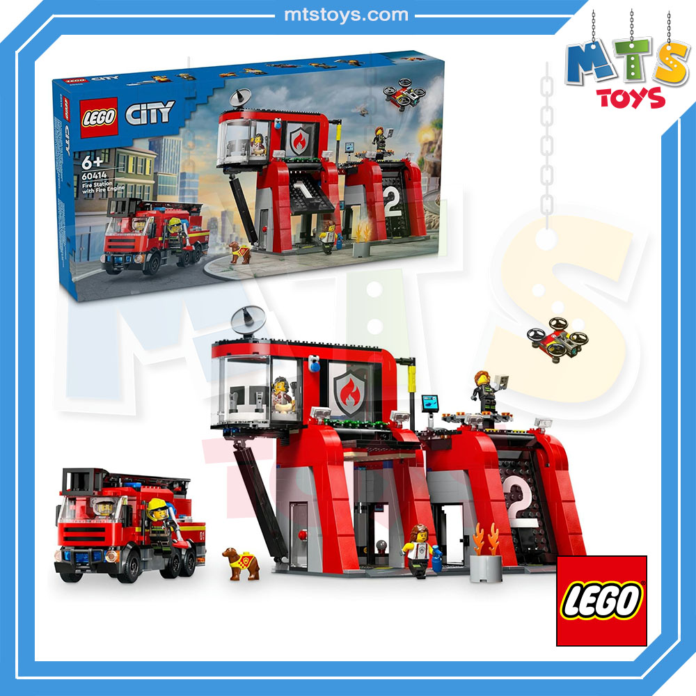 **MTS Toys**เลโก้ Lego 60414 City : Fire Station with Fire Truck