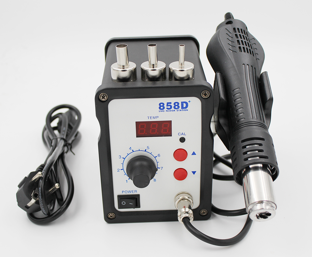 เครื่องเป่าลมร้อน SumSour 858D Hot Air Soldering Station 220V 700W