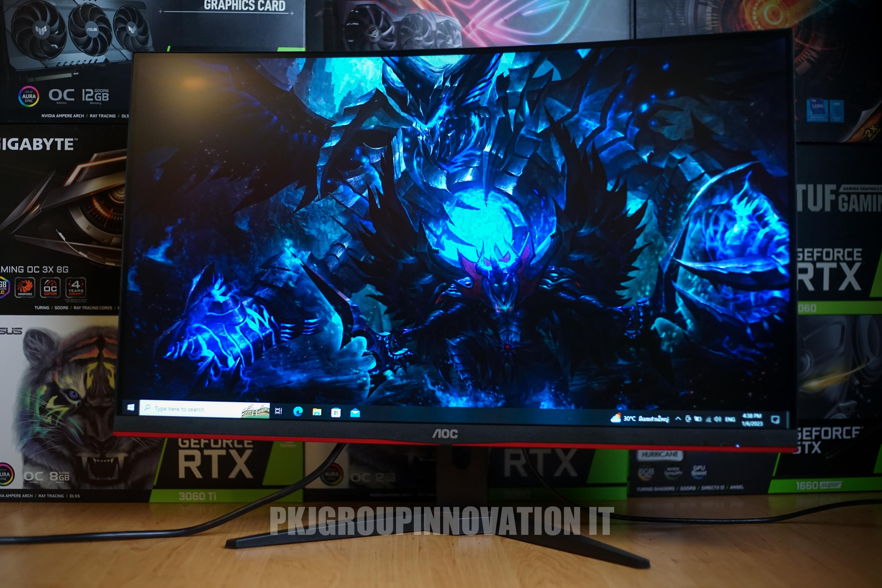 จอคอมมือสอง AOC CQ32G2E 31.5" 144 Hz สภาพสวยไม่มีตำหนิ