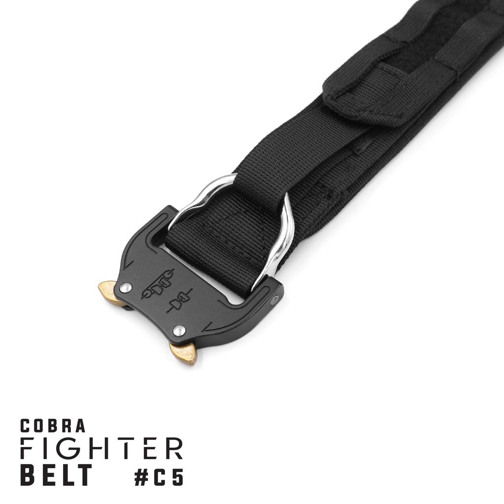 🇹🇭 475 ไทยแลนด์ แทคติคอล เข็มขัดหัว Cobra Fighter Belt C5 สายแบบ 2 ชั้น แข็งแรง (Double Layers Belt)
