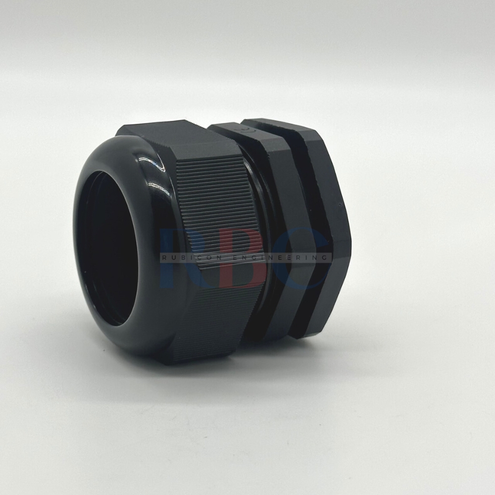 CPB-M40 เคเบิ้ลแกรนด์พลาสติก ไนล่อน เกลียว METRIC (M) สีดำ ( NYLON CABLE GLAND )