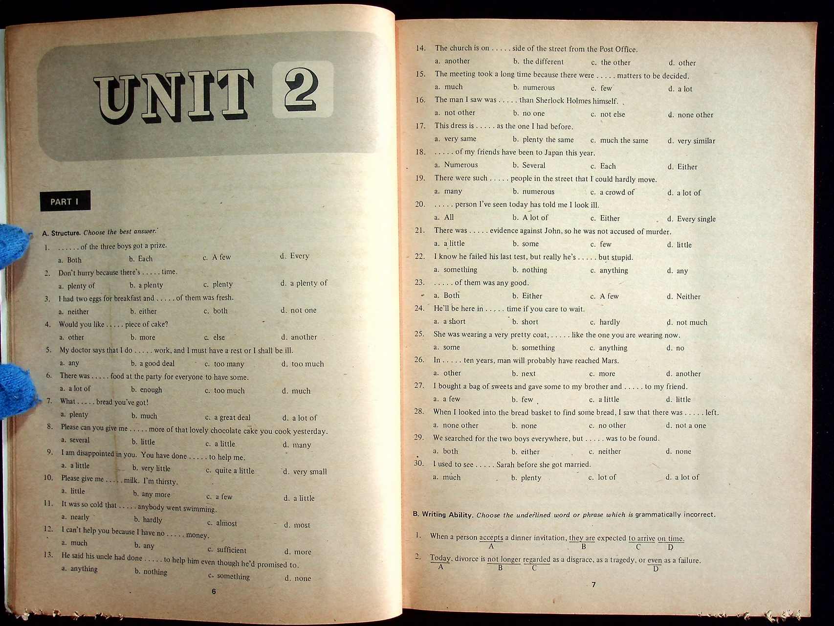 ENGLISH FOR UNIVERSITY ENTRANCE EXAMINATION