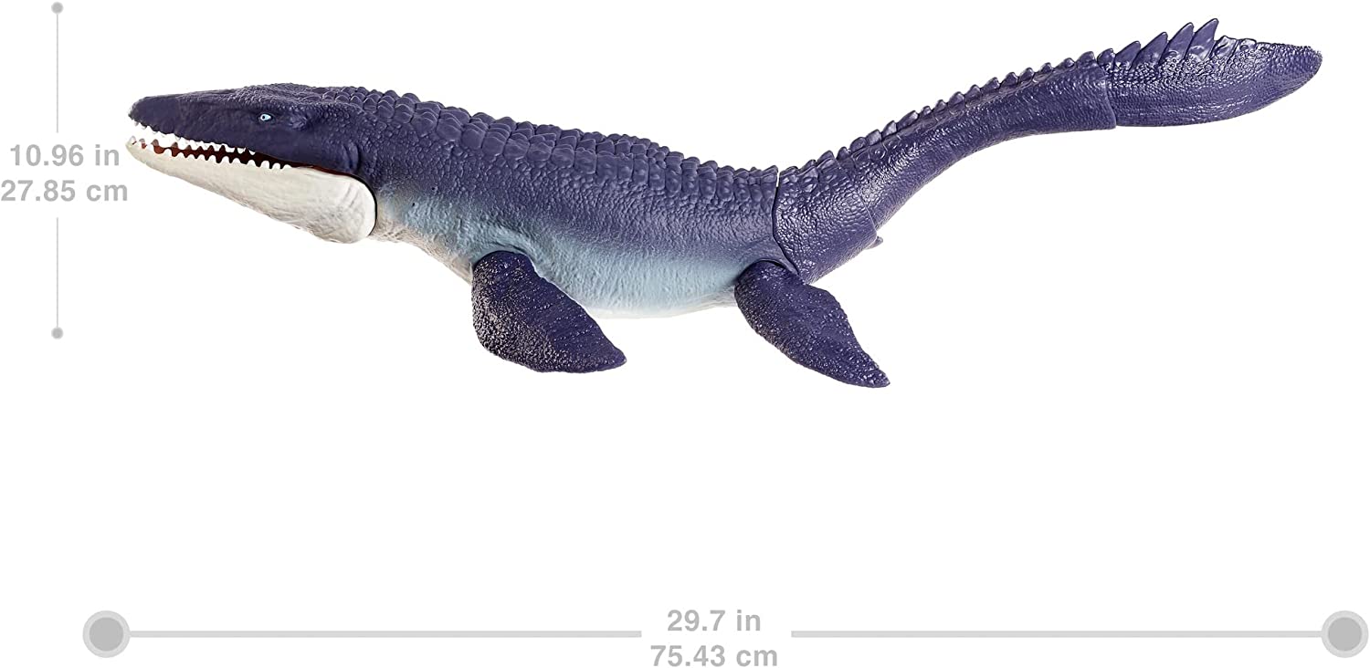 **MTS Toys**Mattel Jurassic World Camp Dominion : HGV34 Mosasaurus [ความยาวจากหัวถึงหาง 75 ซ.ม.]