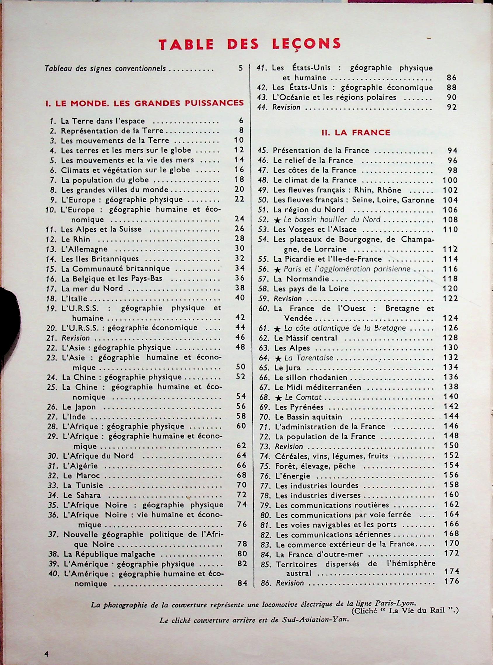 GEOGRAPHIE (ฉบับภาษาฝรั่งเศส)