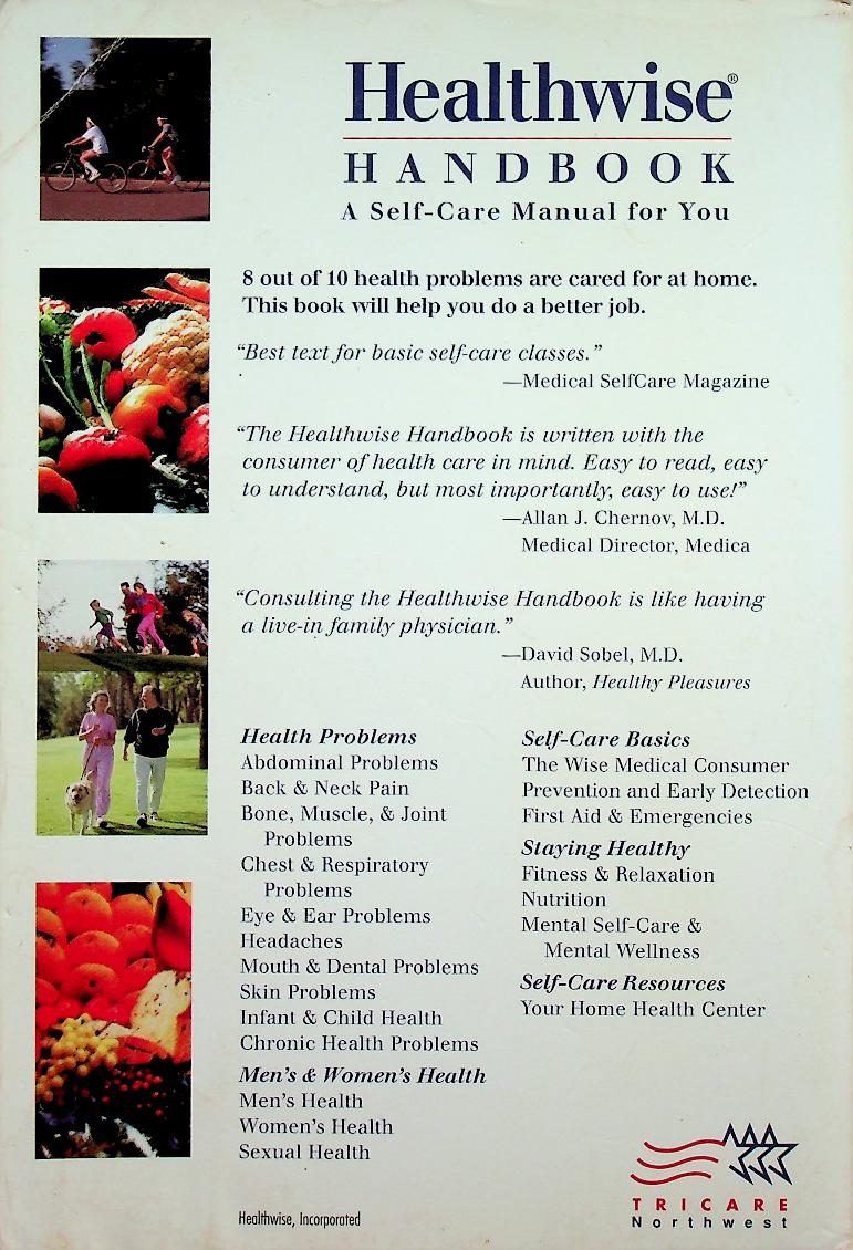 Healthwise HANDBOOK A Self-Care Manual for You