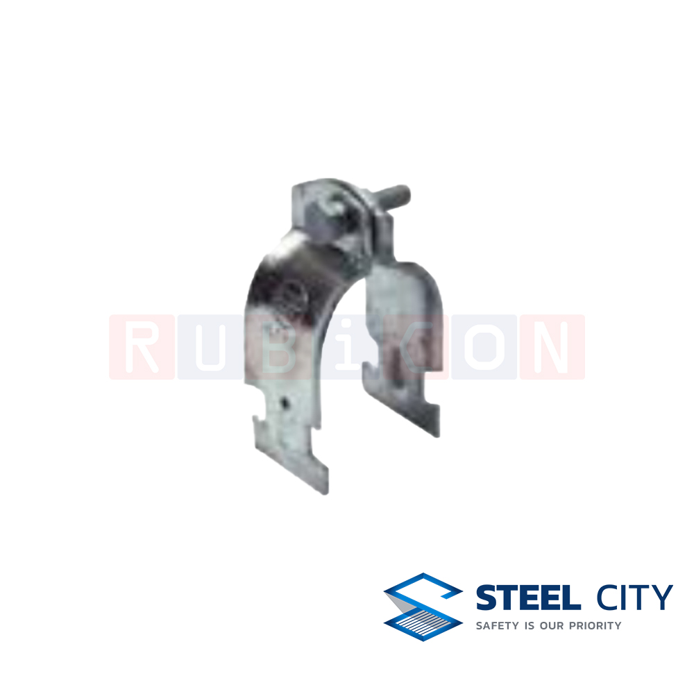 STEEL CITY แคล้มประกับบางอาบสังกะสี (HOT DIP GALVANIZED CONDUIT CLAMPS)
