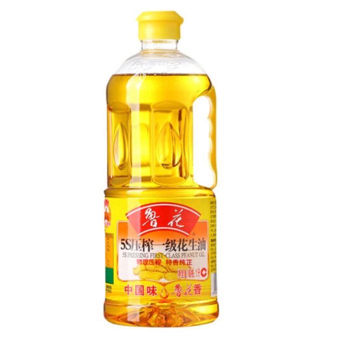 น้ำมันถั่วลิสง ตรา Lu Hua 1ลิตร