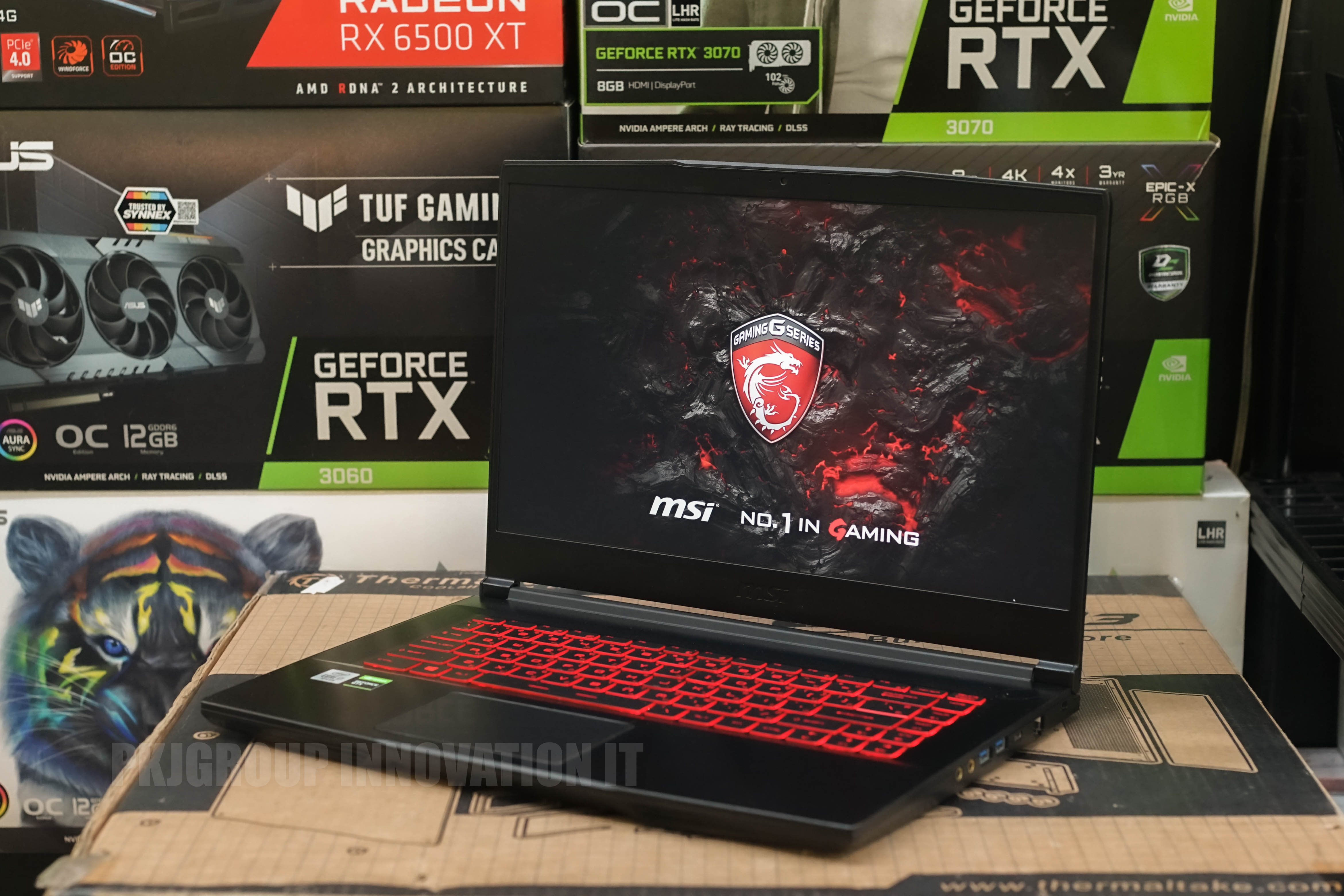 โน๊ตบุ๊คเล่นเกมมือสอง MSI GF63 THIN 10SCXR-293TH I7-10750H RAM 16 GB GTX 1650Ti **ตำหนิในโพสต์