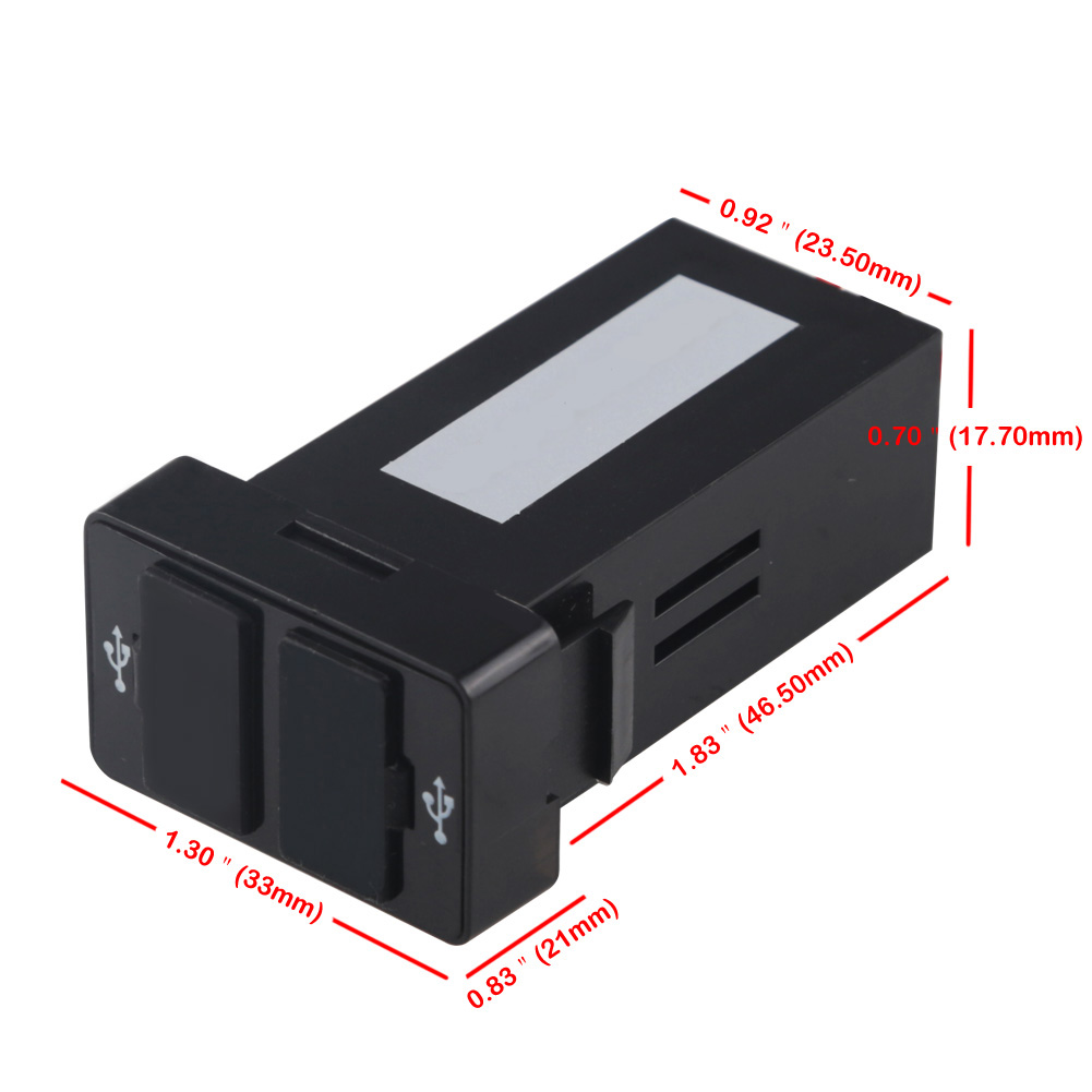 ช่อง USB Charger สำหรับ Triton Pajero Sport Mirage attrage