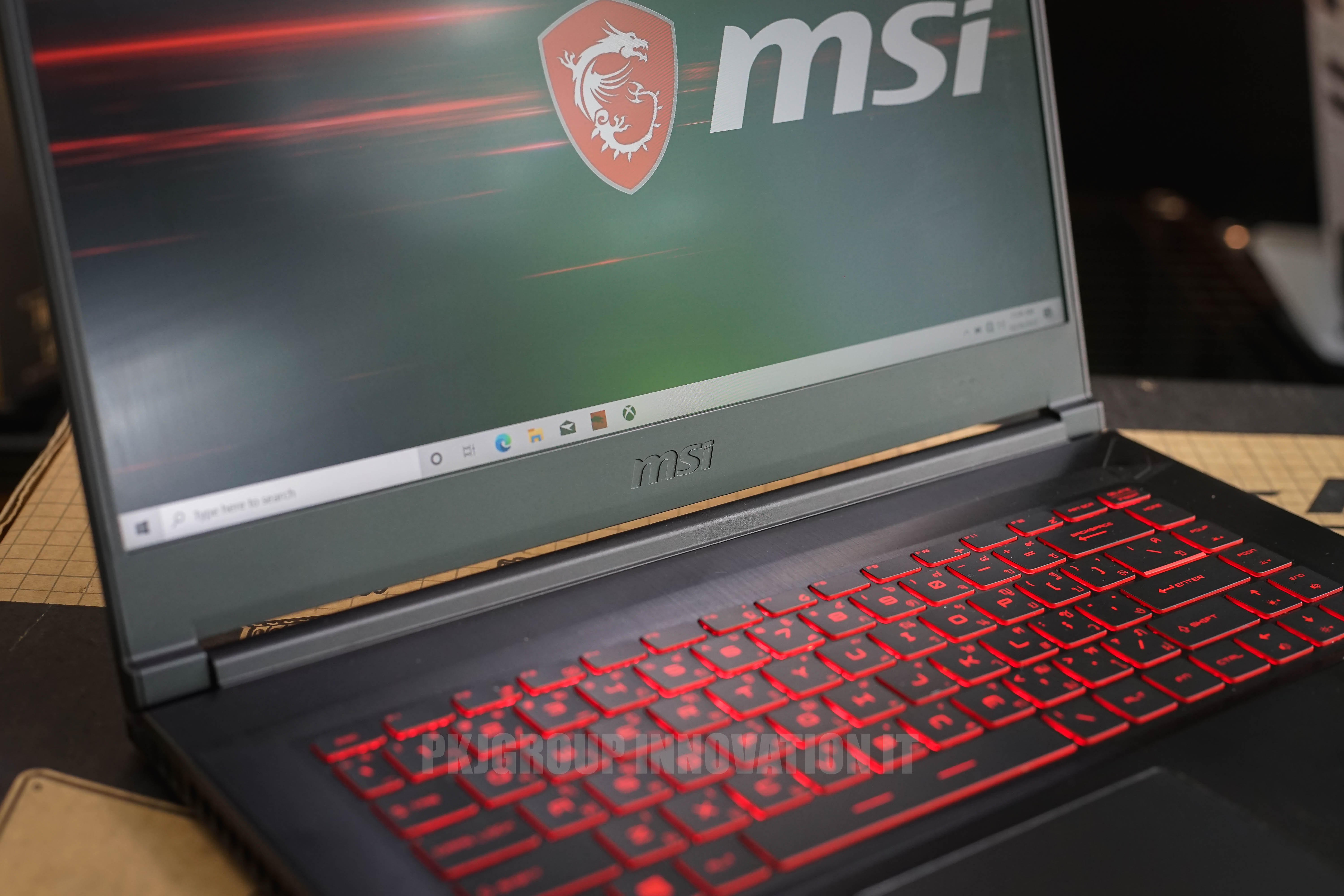 โน๊คบุ๊คเล่นเกมมือสอง MSI GF65-10UE233TH i5-10200H RAM 16 GB RTX3060