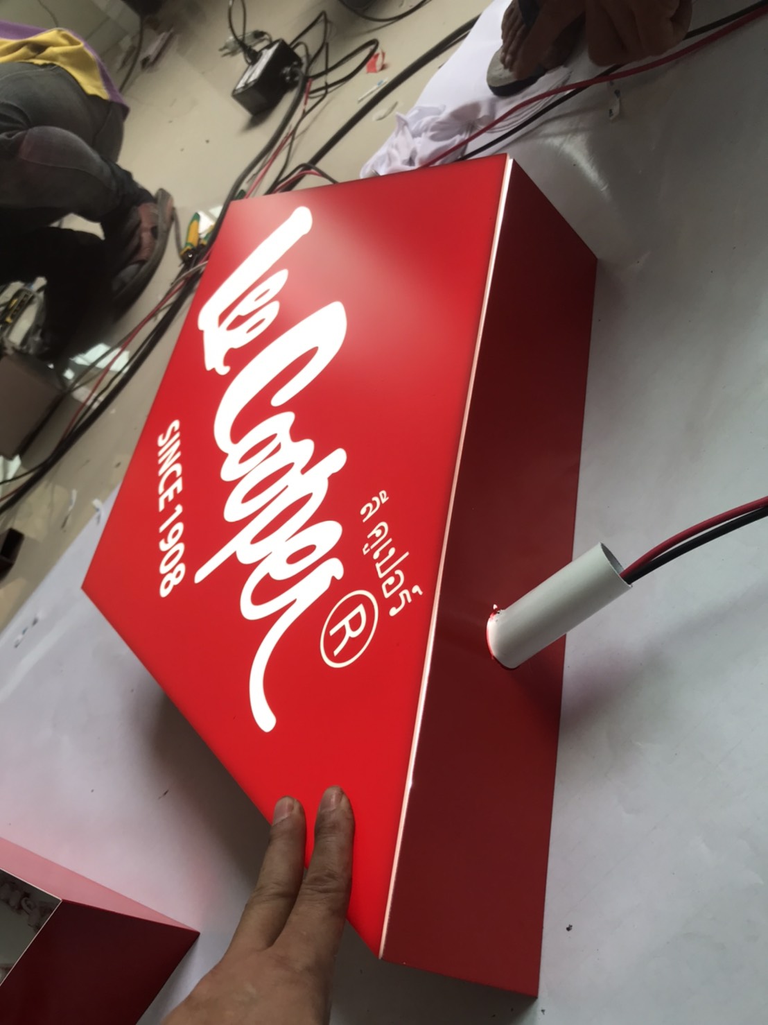 งานโลโก้ป้ายไฟแอลอีดี งานLEE COOPER ลี คูเปอร์