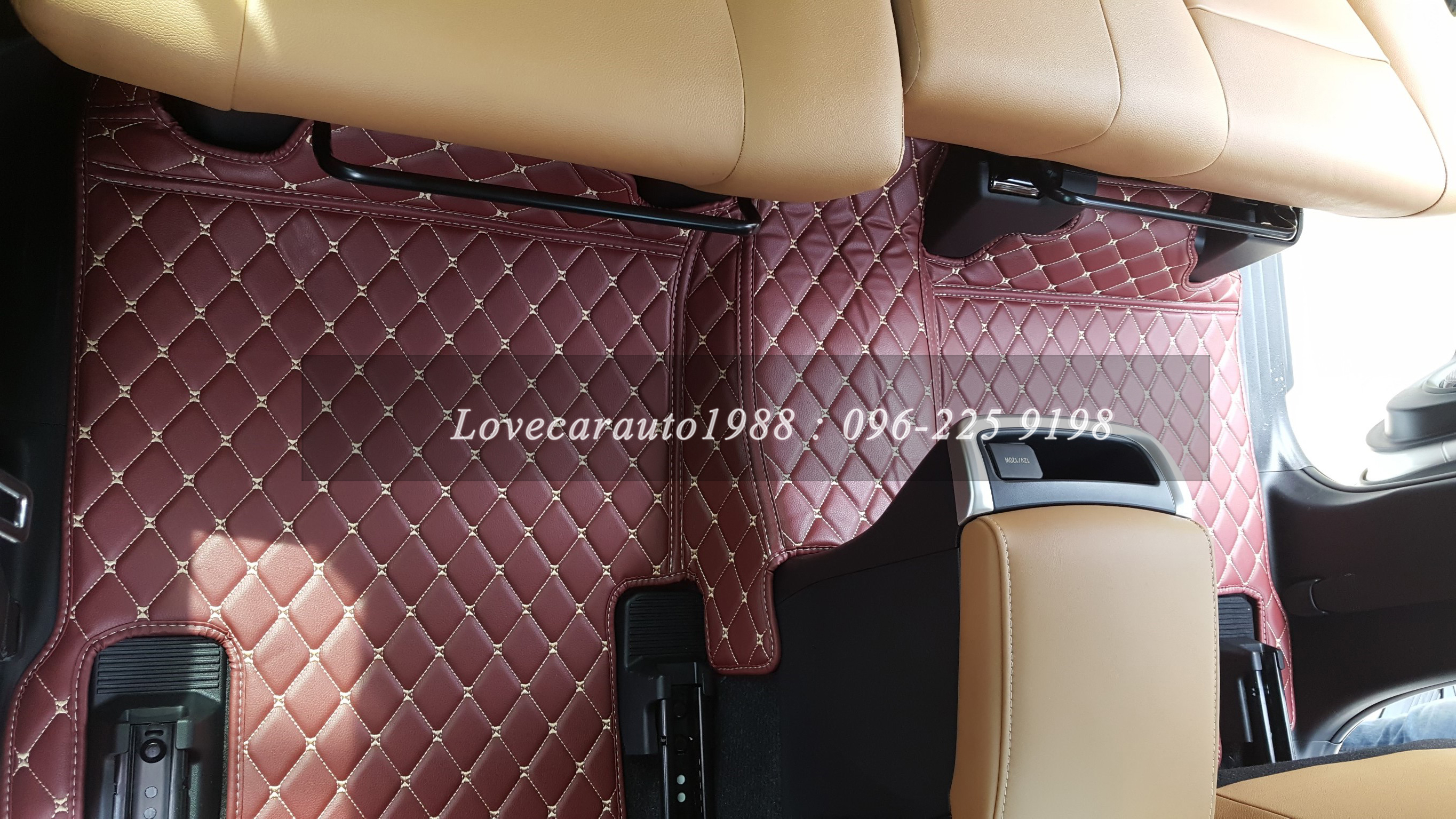 พรม6D Toyota Fortuner2017 สีน้ำตาลเข้ม