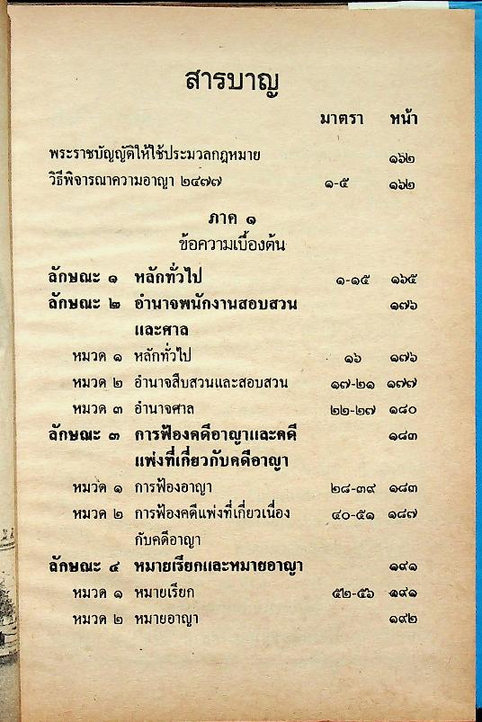 ประมวลกฎหมายอาญา และประมวลกฎหมายวิธีพิจารณาความอาญา