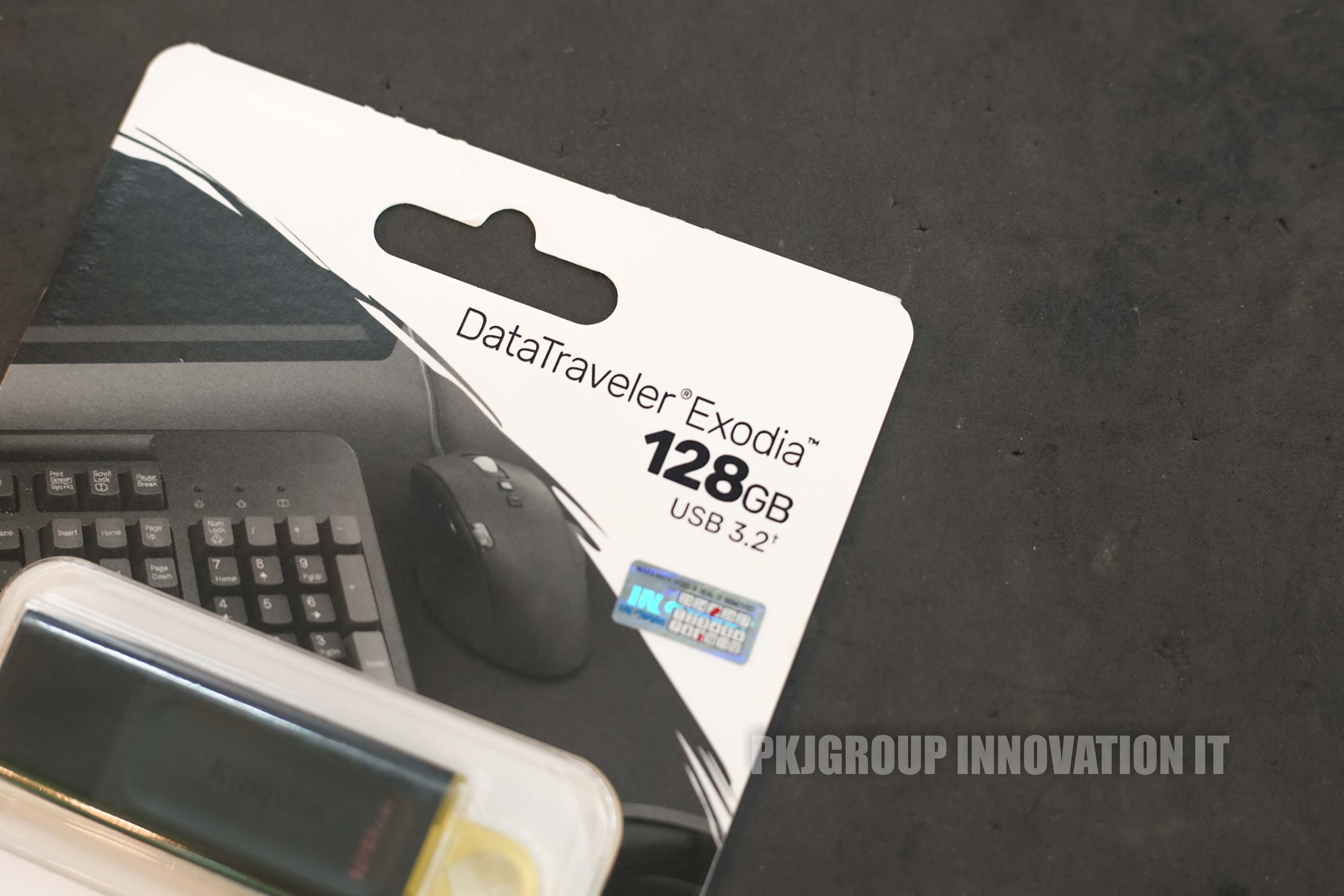 Flashdrive 128 GB ของใหม่ Kingston USB 3.2 DataTravel Exodia
