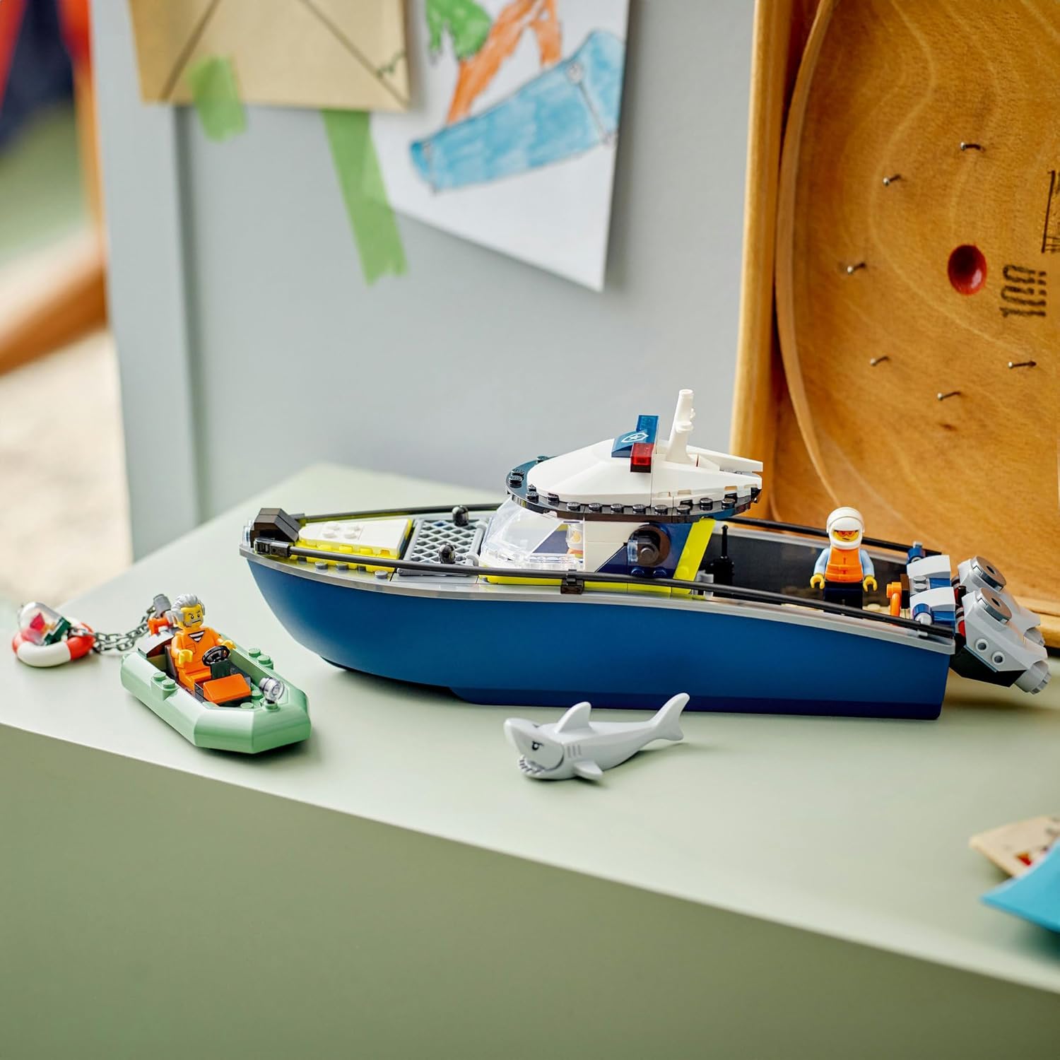 **MTS Toys**เลโก้ Lego 60456 City : Police Boat Chase