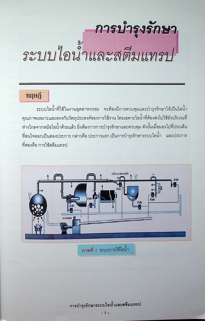 หนังสือชุด 7 เล่ม : การประหยัดพลังงานและการบำรุงรักษา ระบบไอน้ำ สตรีมแทรป เตาเผา การเผาไหม้ และหม้อไอน้ำ