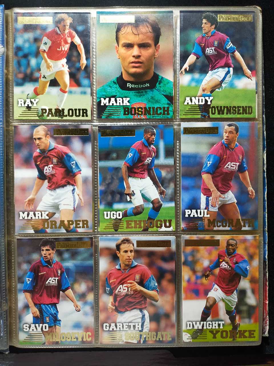 MERLIN'S PREMIER GOLD TRADING CARDS 1996-97 SEASON