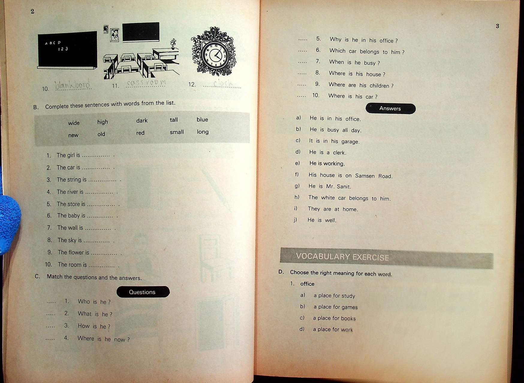 หนังสือเรียนภาษาอังกฤษ READ AND WRITE 1 ระดับมัธยมศึกษาตอนต้น
