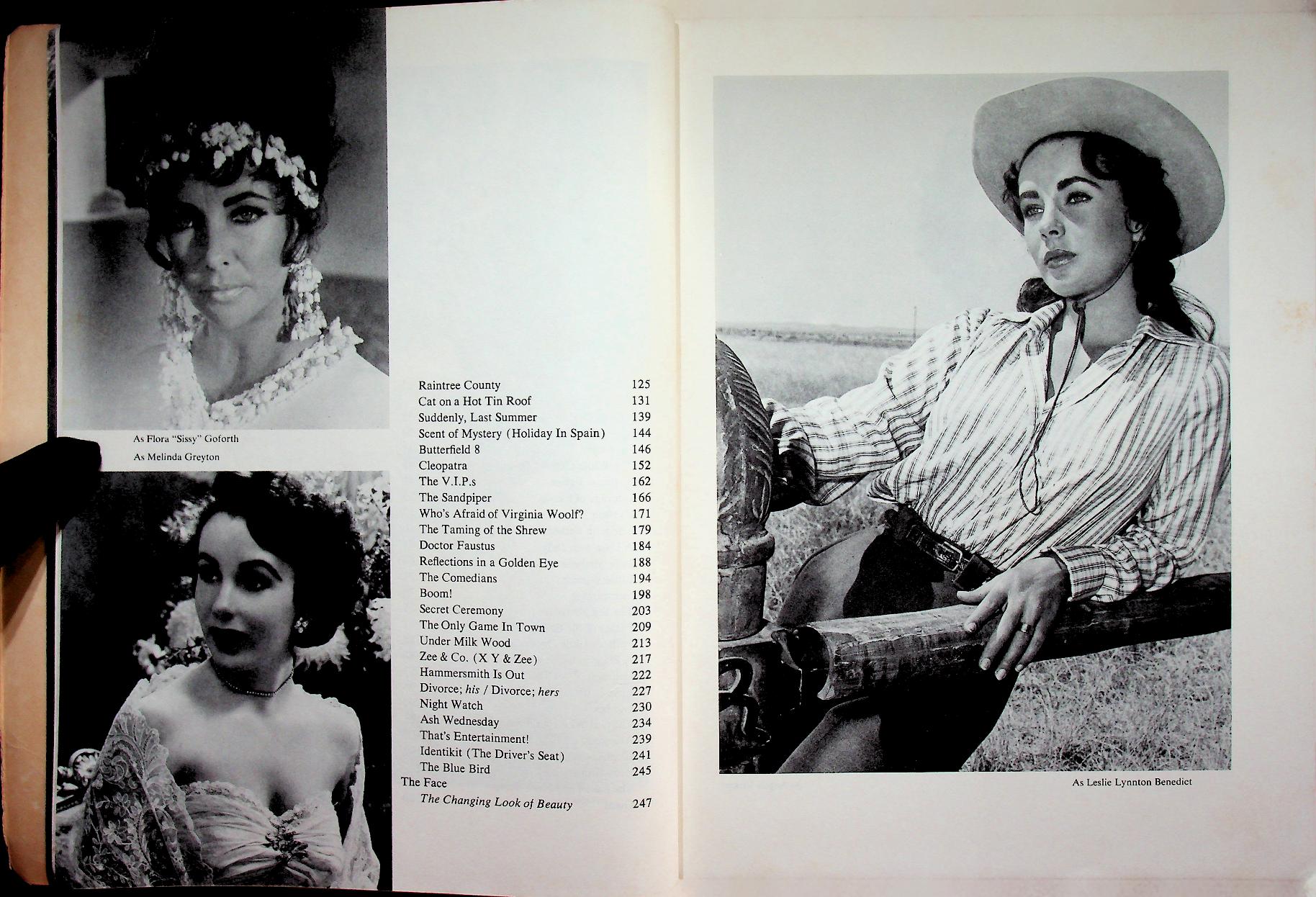 the films of ELIZABETH TAYLOR