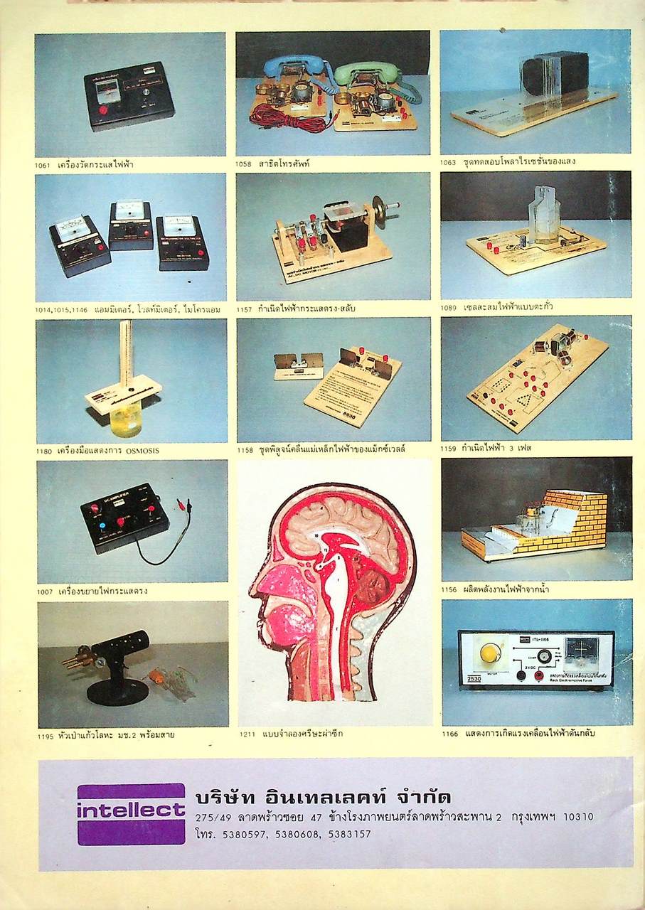 คำแนะนำและวิธีใช้อุปกรณ์วิทยาศาสตร์ อินเทลเลคท์