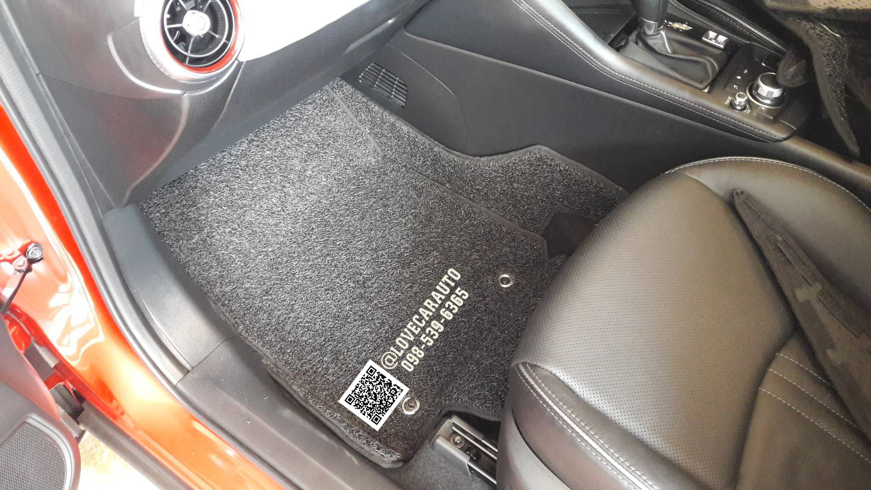 พรมดักฝุ่นไวนิลปูรถยนต์เข้ารูป Mazda มาสด้า cx3