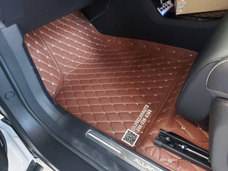 พรมปูพื้นรถยนต์ 6D Jaecoo 6 สีน้ำตาลเข้ม