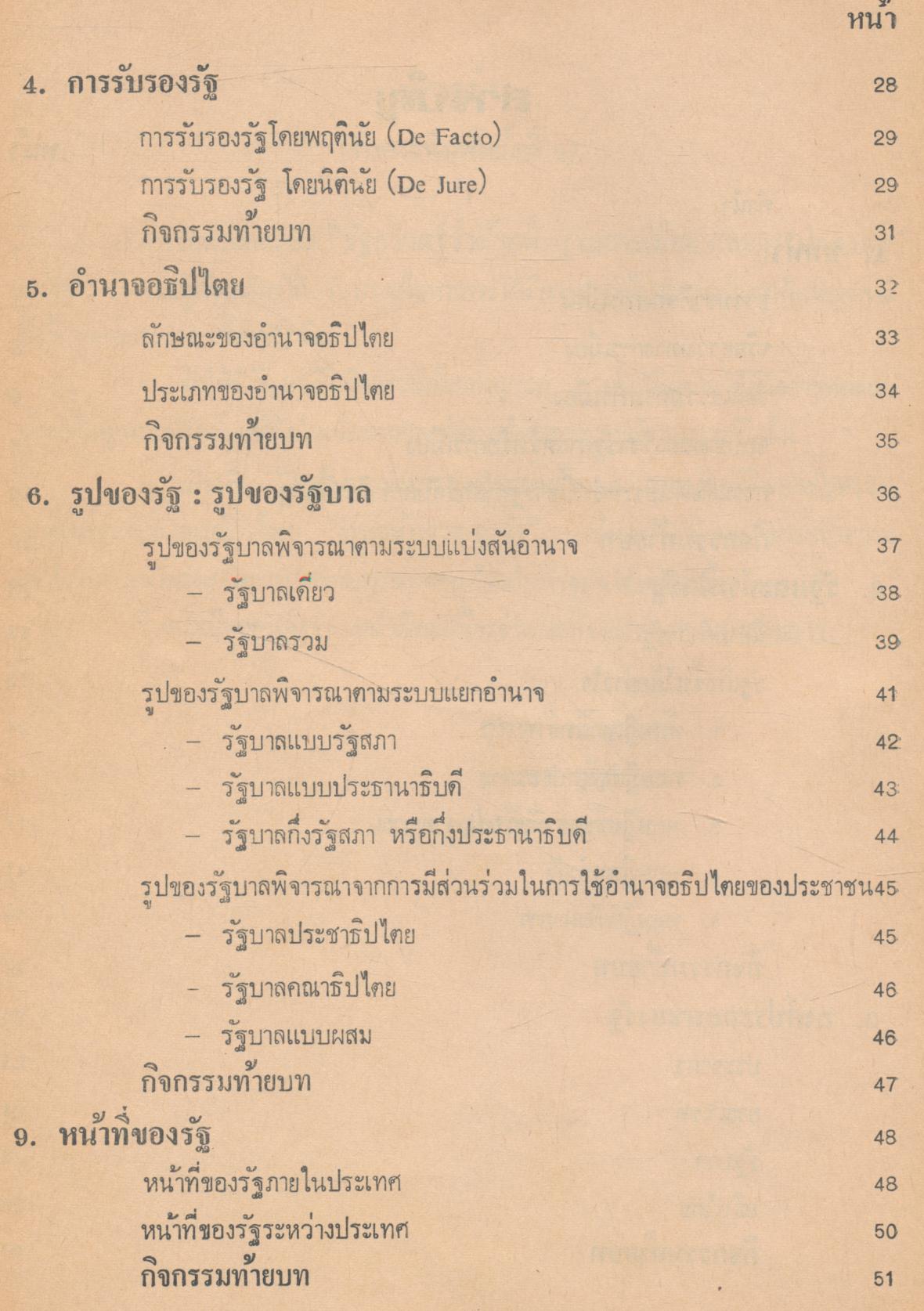 รัฐศาสตร์ ว่าด้วยพื้นฐานการเมืองและการปกครอง
