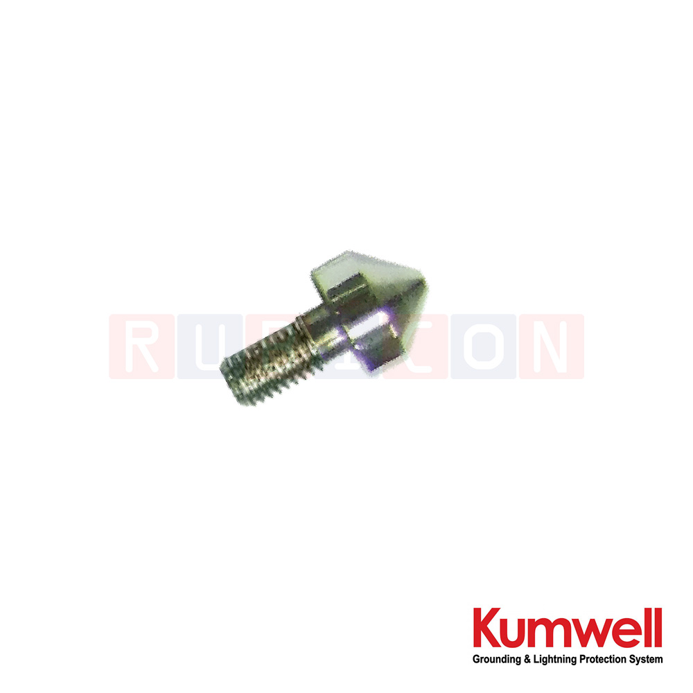 KUMWELL GRSP สไปค์ (เหล็กแรงดึงสูง) (Spike (High Tensile Strength Steel) สำหรับกราวด์ร็อดทองแดงและสแตนเลส