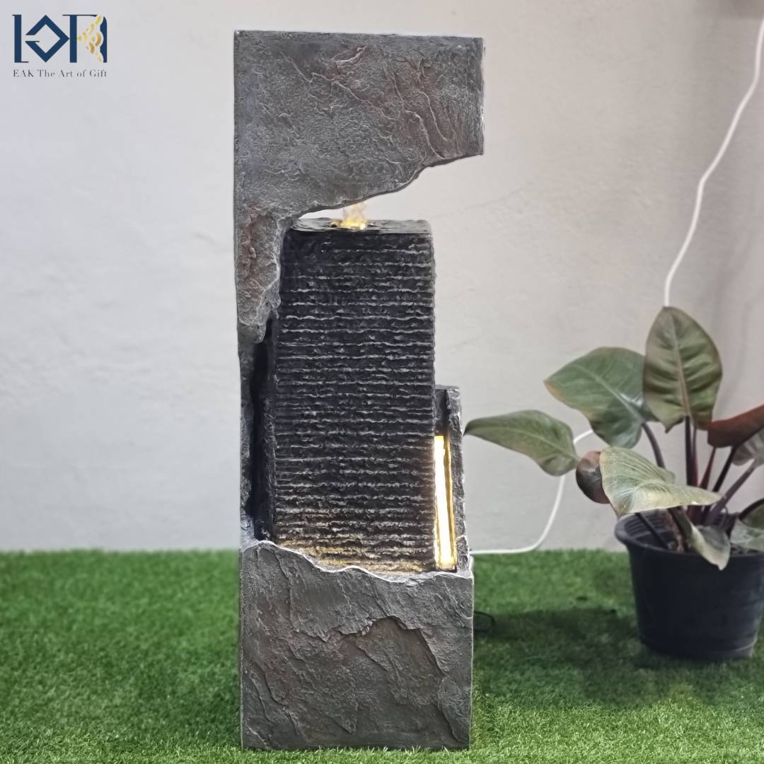 น้ำพุหน้าบ้าน รุ่นFF1019 อ่างน้ำพุล้นเสริมฮวงจุ้ยแต่งสวน น้ำพุน้ำล้นเสริมฮวงจุ้ยวางหน้าบ้าน