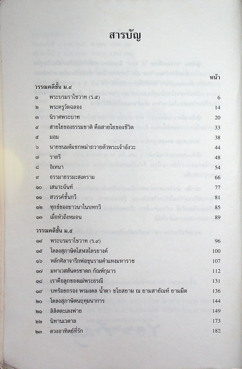 วรรณคดีไทยใช้ ENT วรรณคดีไทย ชั้น ม.๔,๕,๖