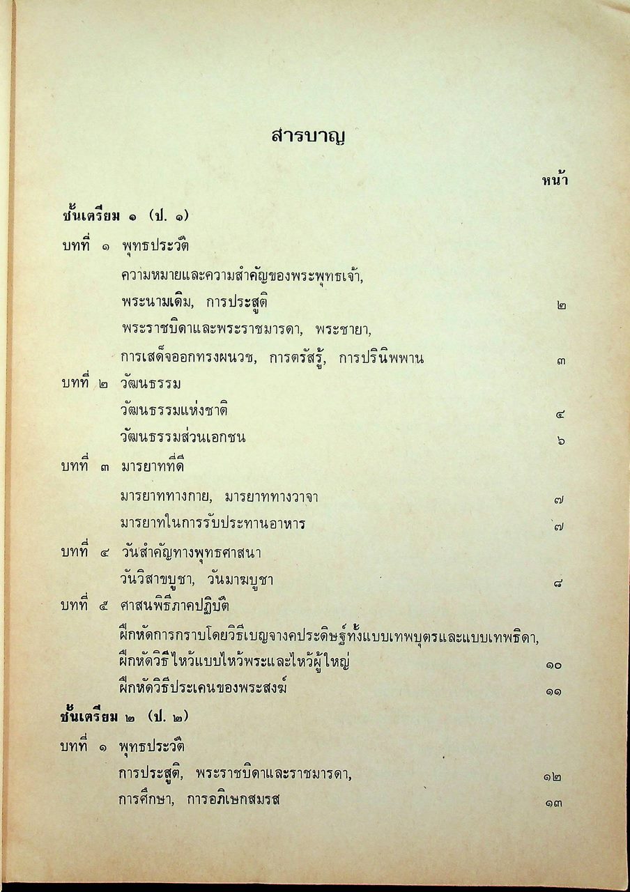 คู่มือประมวลการสอนวิชาประวัติพระพุทธศาสนา และวิชาศีลธรรม