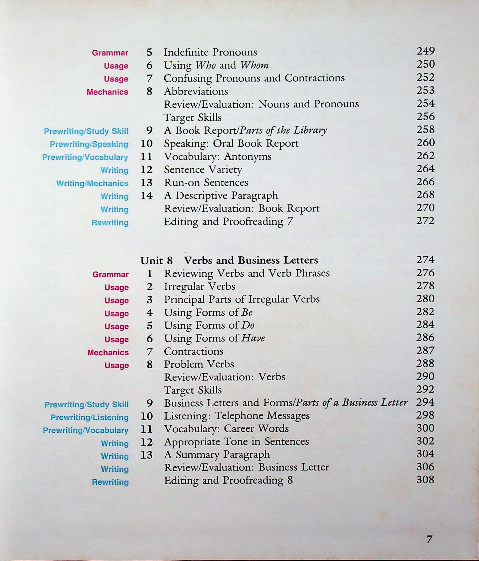 LANGUAGE: SKILLS AND USE