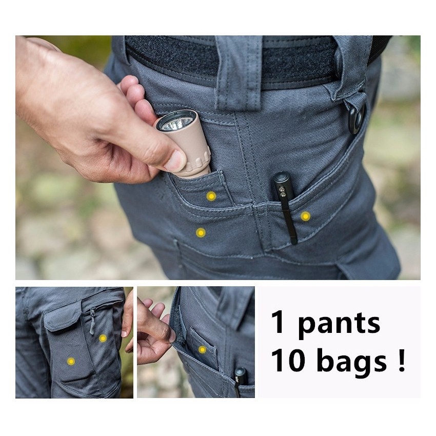 🇹🇭 22 ไทยแลนด์ แทคติคอล กางเกงขายาว Sector Seven IX7 ผ้ายืด