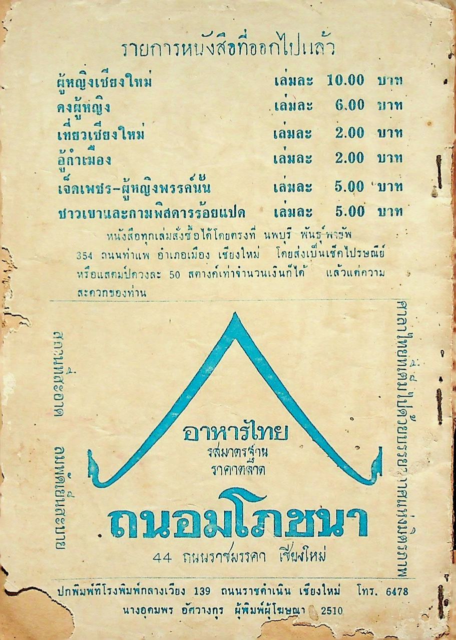 อู้คำเมือง คู่มือหัดพูดภาษาไทยเหนือ