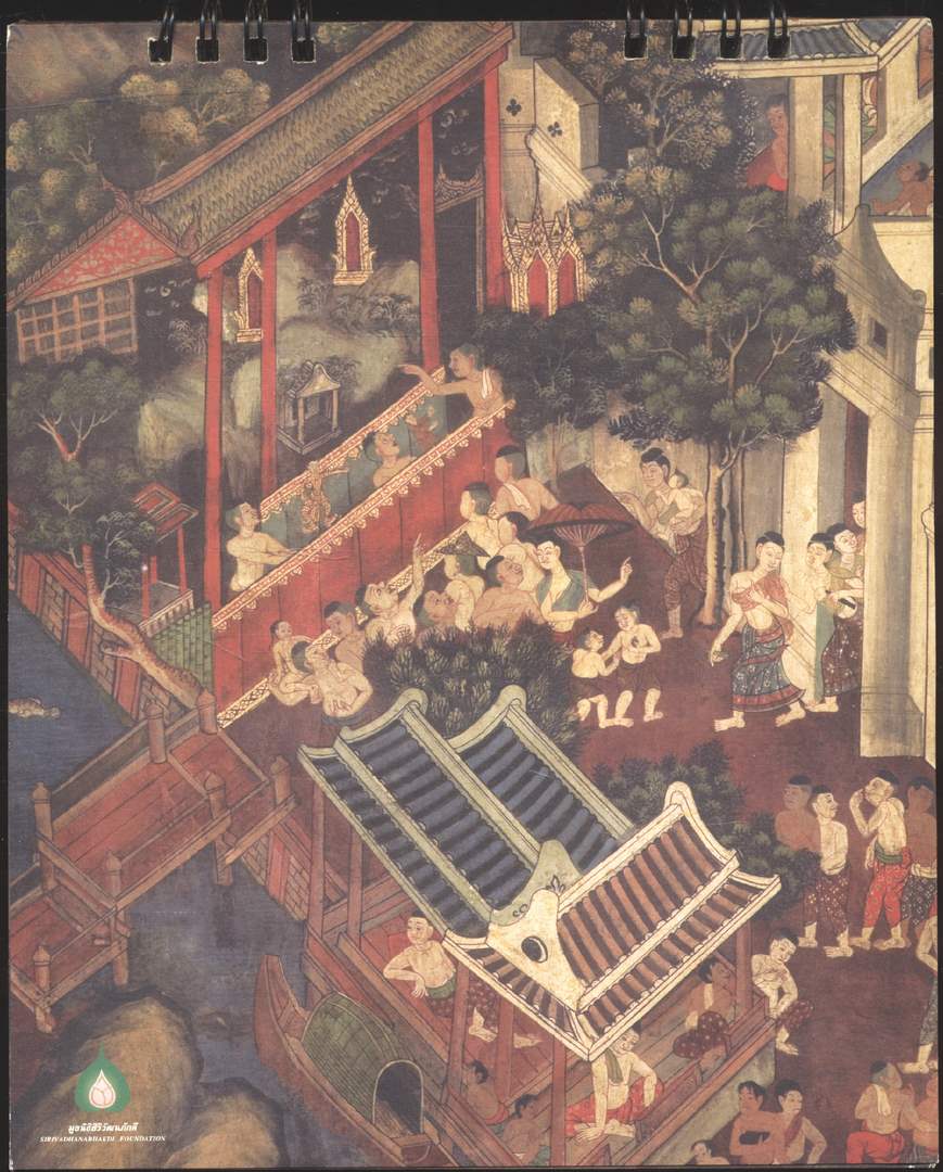 ปฎิทินตั้งโต๊ะ สืบสาน เส้นศิลป์ สู่ศรัทธาธรรม ๒ พ.ศ 2552 ของ ThaiBev