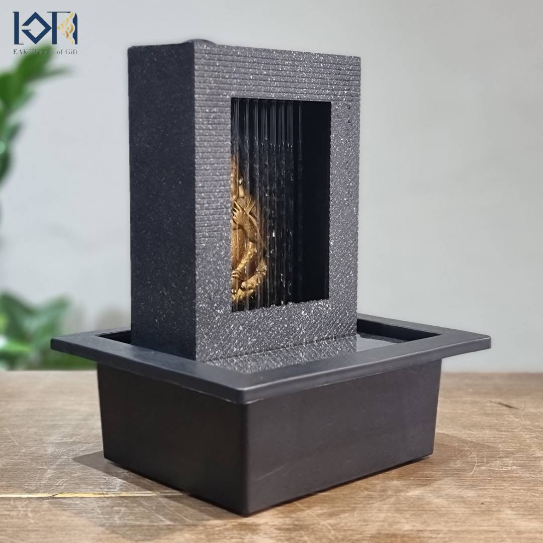 น้ำพุพระสังกัจจายน์ รุ่นรหัส22611L น้ำล้นตั้งโต๊ะทำงานเสริมฮวงจุ้ย อ่างน้ำพุล้นแต่งบ้าน